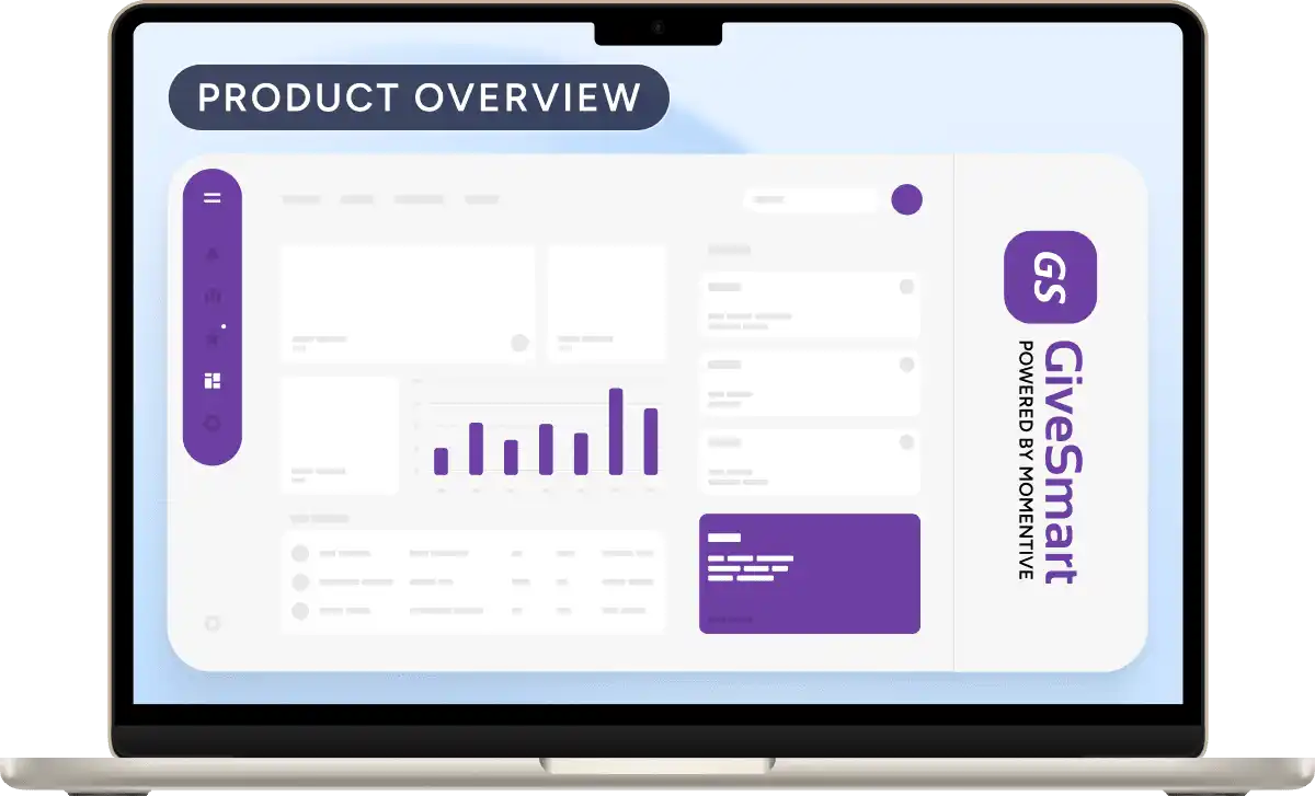 GiveSmart screen diagram