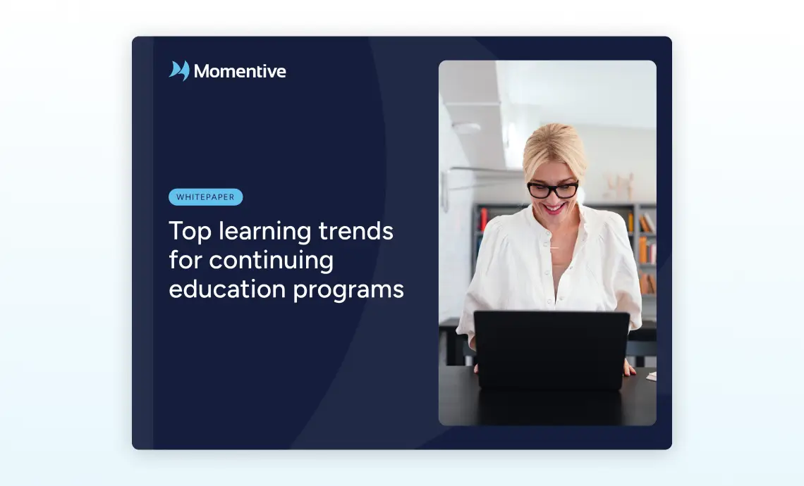 The top learning trends for continuing education programs
