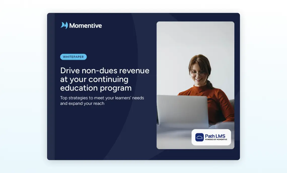 Drive non-dues revenue at your continuing education program