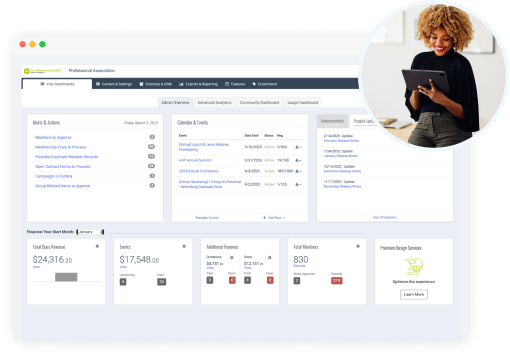 YourMembership AMS screen