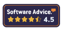 Software Advice: 4.5 stars
