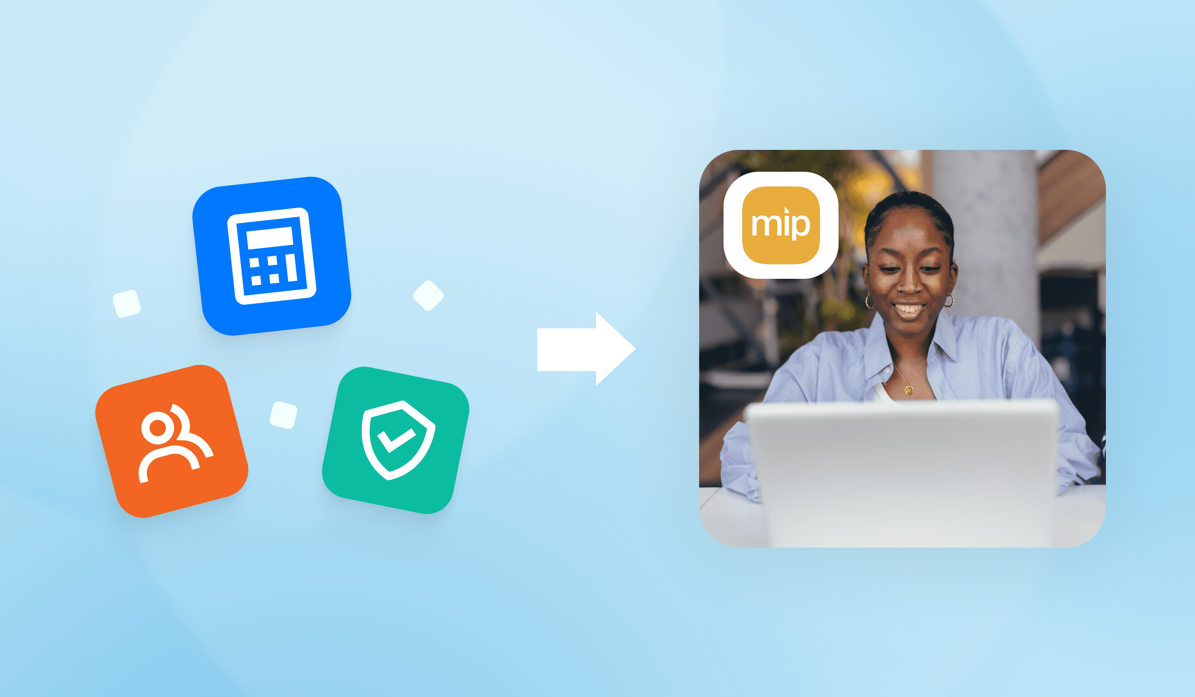 User using MIP Accounting Software