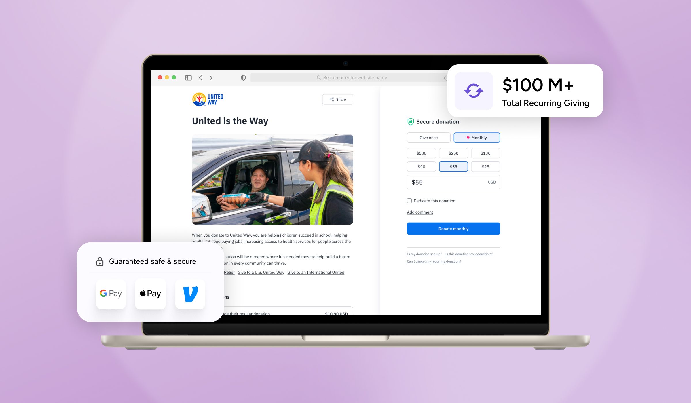 Donation Page Example