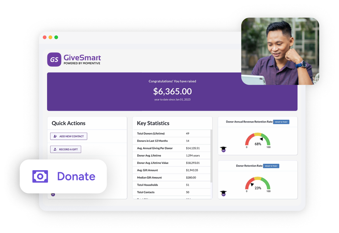 GiveSmart Product Hero Image