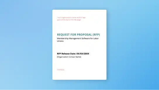 union RFP template