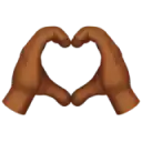 heart hands emoji